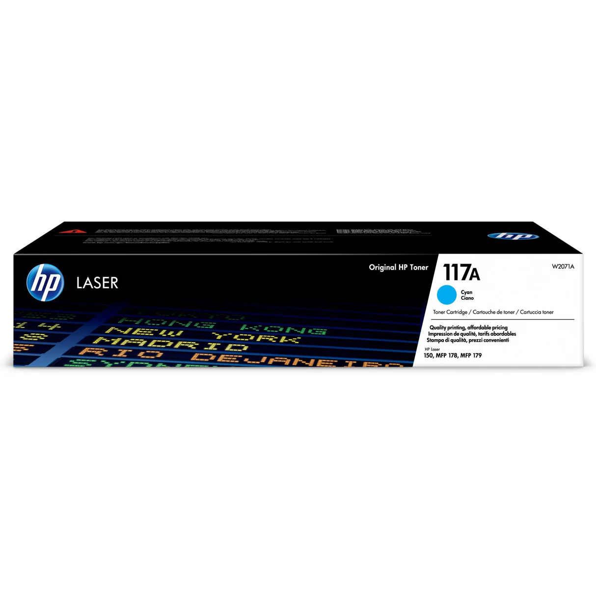 HP 117A Cyan Toner Cartridge W2071A Single Pack