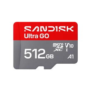 SANDISK Ultra GO microSD™ UHS-I Card – 512GB – SDSQUGN-512G-GN6MN